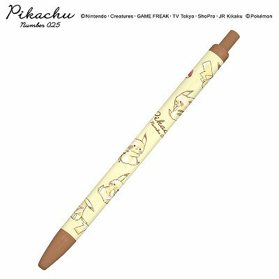 ポイント UP 期間限定 【カミオジャパン】ポケモン　ノック式ゲルペン0.38mm　イエロー 300832