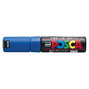 三菱鉛筆 ポスカ 太字 角芯 青 POSCA 水性マーカー 水性サインペン PC-8K.33 MITSUBISHI uni △△