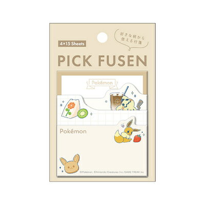 ポイント UP 期間限定 付箋 PICK FUSEN ポケモン Pokemon ラテ 218189 カミオジャパン kamiojapan ◎