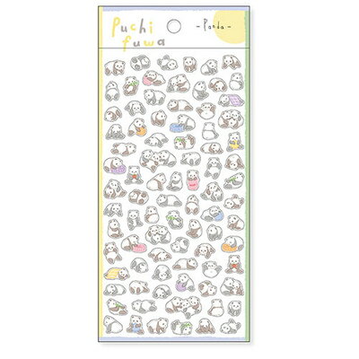 ポイント UP 期間限定 ステッカー プチ フワ Puchi fuwa sticker　Panda 81877 マインドウェイブ MINDWAVE ◎