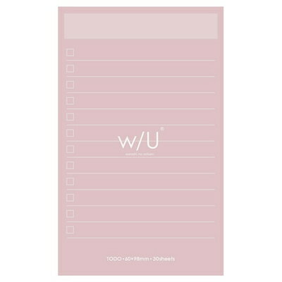 付箋 スリム シェルピンク w/U watashi no sobani シリーズ WU-FSTN-R-P ナカバヤシ Nakabayashi