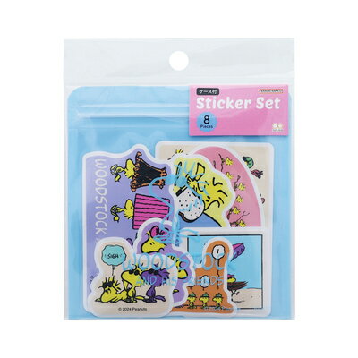 シール ケース入り フレークシール PEANUTS WOODSTOCK & SNOOPY A S8591733 サンスター文具 sunstar ポイント UP 期間限定のサムネイル