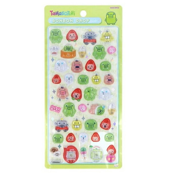 たまごっち ボンボンドロップシール くちぱっち S8812560 立体 手帳 工作 シール交換 サンスター文具 sunstar ▼▼のサムネイル