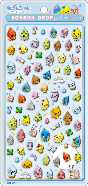 クーリア ボンボンドロップシール ミニ しずくの森のなかまたち 04285 Q-LIAのサムネイル