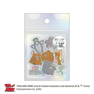 シール オーロラホログラムクリアフレークシール トムとジェリ− 228187 カミオジャパン kamiojapanのサムネイル