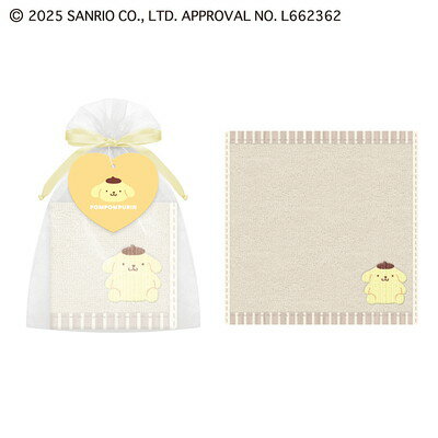 ポムポムプリン 巾着入り タオル サンリオキャラクターズ ギフト プレゼント 誕生日 お礼 228657 カミオジャパン kamiojapan