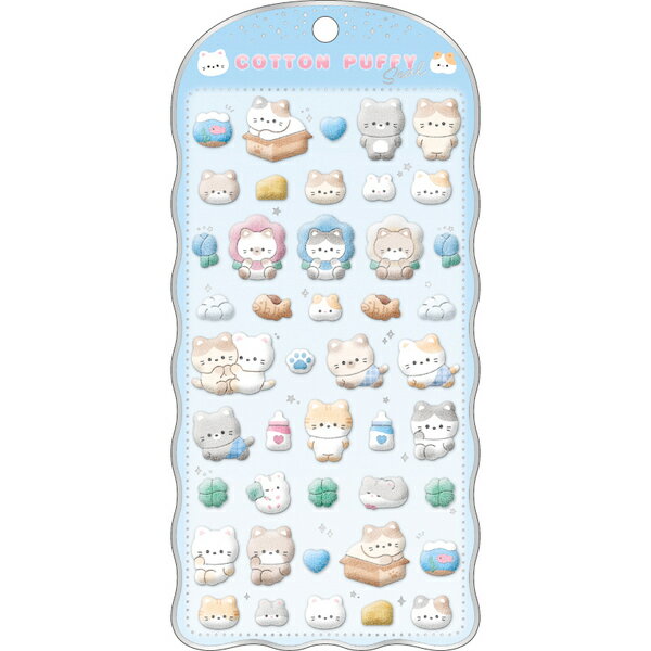 コットンパフィー シール COTTON PUFFY ネコ 135607 クラックス CRUXのサムネイル