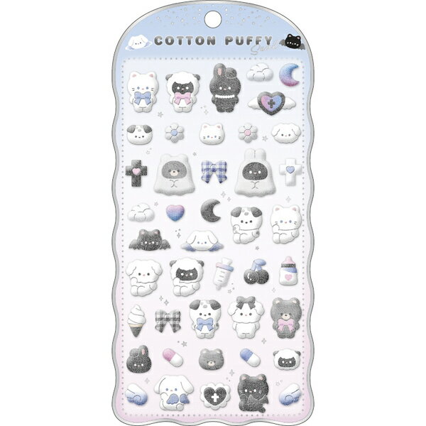 コットンパフィー シール COTTON PUFFY モノクロ 135611 クラックス CRUXのサムネイル