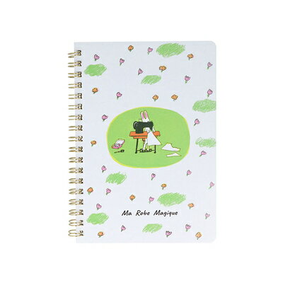 ノート リングノート B6 わたしのワンピース 花 絵本 うさぎ ワンピース S2643243 サンスター文具 sunstar