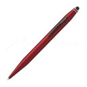 クロス 複合筆記具(ボールペン黒M・スタイラス)テックツー AT0652−8 メタリックレッド <5000>【名入れ有料】【ラッピング無料】【メーカー保証】