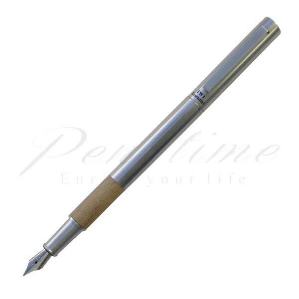 IWI（台湾）　万年筆　エッセンシャル　9S709FP　シルバー・ウッドベージュ D7D＜4400＞【名入れ有料】【ラッピング無料】【メーカー保証】【ペンタイム】
