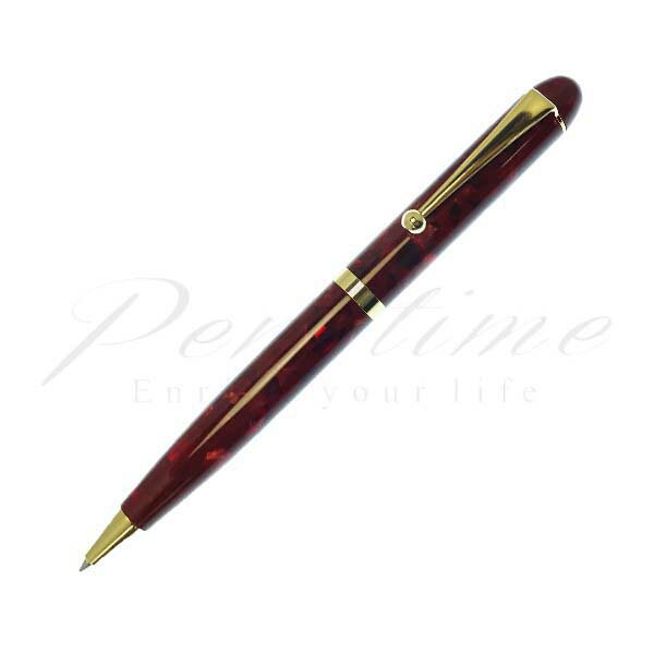 乐天商城 - 大西製作所　ボールペン　アセテート　唐紅　KK22　細軸 ＜8000＞【名入れ有料】【ラッピング無料】【メーカー保証】【ペンタイム】