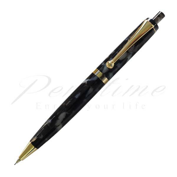 乐天商城 - 大西製作所　シャープペンシル（0．5mm）　アセテート 黒夢　KY52　細軸 ＜9000＞【名入れ不可】【ラッピング無料】【メーカー保証】【ペンタイム】