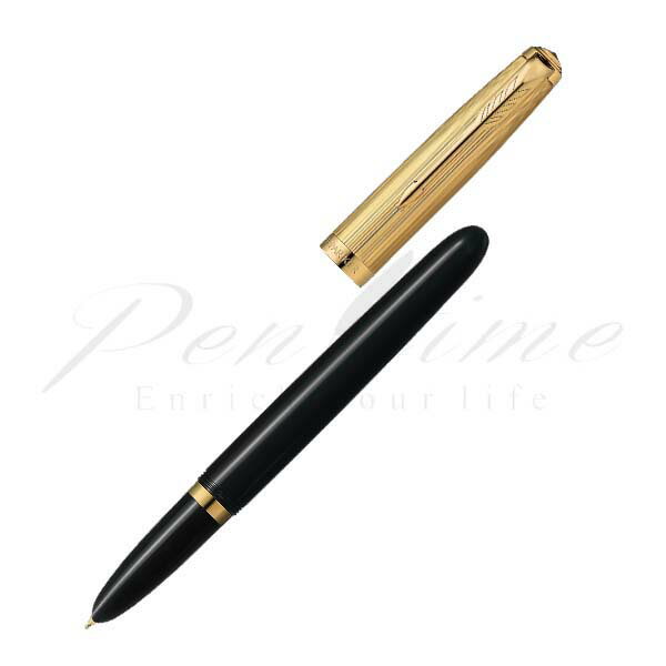 パーカー　万年筆　パーカー51　プレミアムライン　2123511　ブラックGT＜55000＞【送料無料】【名入れ無料】【ラッピング無料】【メーカー保証】【ペンタイム】
