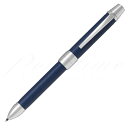 パイロット 複合筆記具(ボールペン黒0.7mm・赤・シャープ0.5mm)ツープラスワンリッジ レザー BTHR−3SL ブルー L<4000>【名入れ不可】【ラ...