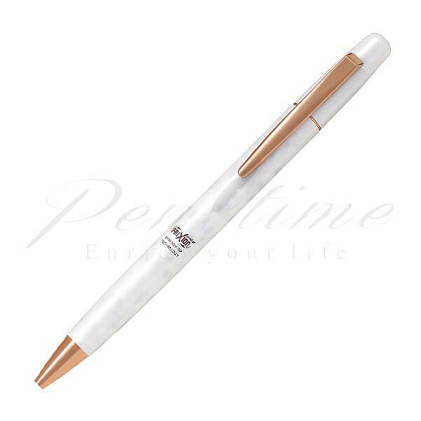 パイロット　フリクションボールペン　フリクションポイントノックビズ　LFPK－3SS4　マーブルホワイト MAW＜3000＞【名入れ有料】【ラッピング無料】【メーカー保証】【ペンタイム】