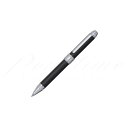 プラチナ万年筆 複合筆記具(ボールペン黒・赤・シャープ0.5mm)ダブル3アクション 牛本革巻き MWBL-3000 ブラック #1≪現在品切中・納期半年以上見...