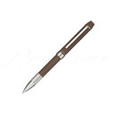 セーラー万年筆 複合筆記具(ボールペン黒・赤・シャープ0.5mm)メタリノ フィット 16-0219-280 ブラウン <2500>【名入れ有料】【ラッピング無料】【メーカー保証】