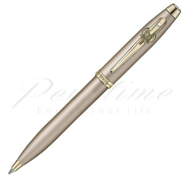 乐天商城 - ≪在庫あり 名入れ特急便(名入れ無しなら即日発送可)≫シェーファーボールペン　エミリー・イン・パリス　シェーファー100　E2937751EIP　シャンパンゴールド＜9000＞【名入れ有料】【ラッピング無料】【メーカー保証】【ペンタイム】