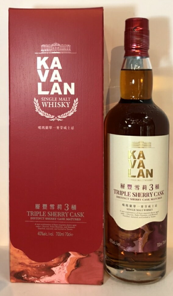 【箱付】【正規】カバラン　トリプルシェリーカスク 700ml　KAVALAN