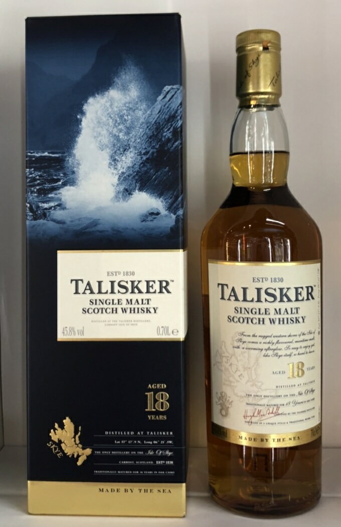 【箱付】【並行】タリスカー 18年 700ml Talisker 18Years