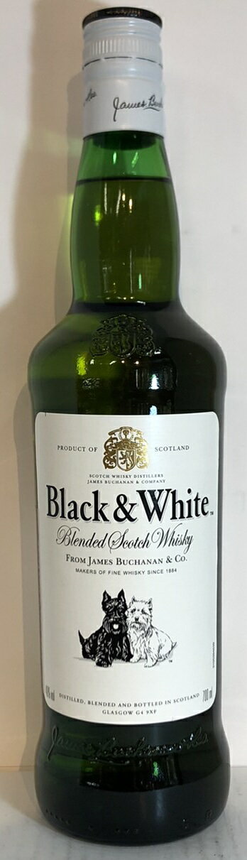 【箱なし】【並行】ブラック&ホワイト 700ml