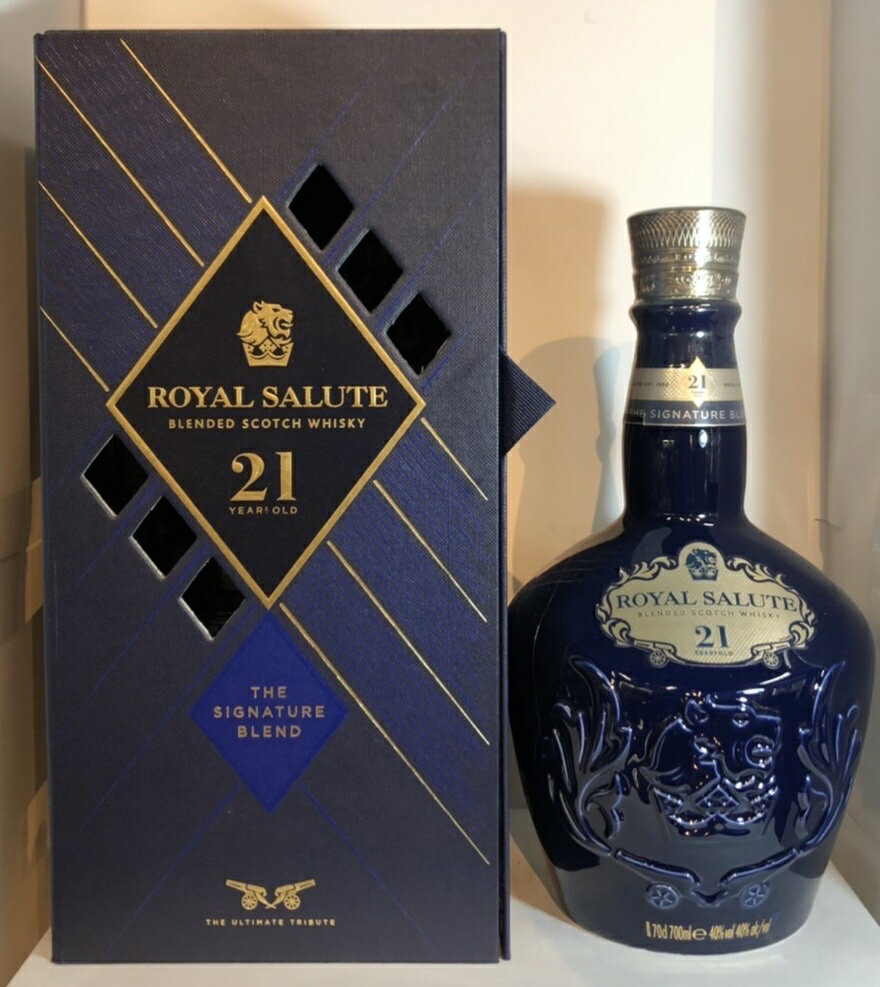 【箱付】【並行】ローヤルサルート 21年 シグネチャーブレンド　700ml ROYAL SALUTE 21 years old