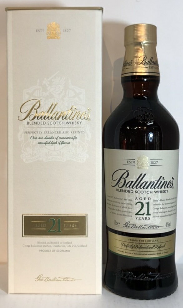 【箱付】【並行】バランタイン 21年　700ml　Ballantine’s 21 Years Old 1