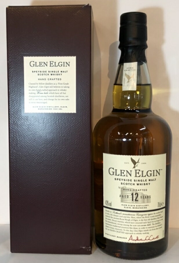 【箱付】【並行】グレン エルギン 12年　GLEN ELGIN 12 YEARS 700ml