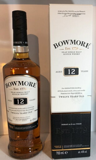 【箱付】【並行】ボウモア 12年 700ml 【箱付】【並行】ボウモア 12年 700ml