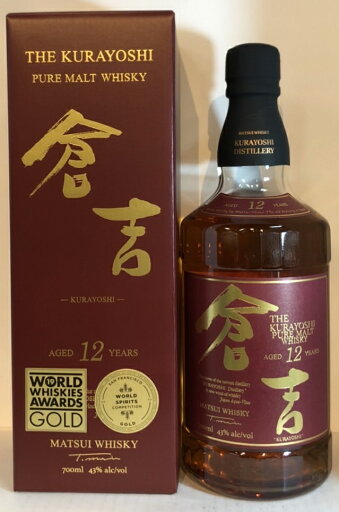 【箱付】マツイピュアモルトウィスキー 倉吉 12年 700ml 【箱付】マツイピュアモルトウィスキー 倉吉 12年 700ml