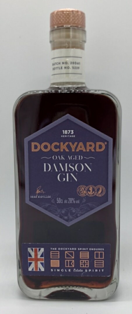 【箱付】【正規】ドックヤード ダムソンジン 500ml Dockyard Damson Gin