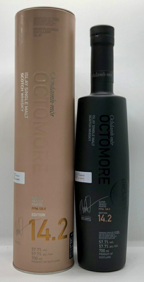 【箱付】【正規】オクトモア 14.2 　ヨーロピアンカスク 700ml　OCTOMORE 14.2