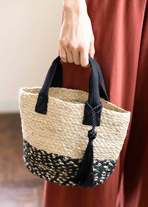 コットンハンドルジュートバッグ（小） 【フェアトレード】 【ピープルツリー公式】 【PeopleTree】 SDGs エシカル サスティナブル レディース バッグ 自然素材のサムネイル