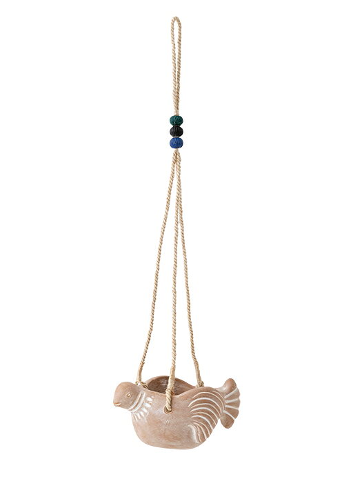 【ピープルツリー 公式】【people tree】ハンギング バード 鉢 テラコッタ 小物入れ ギフト インテリア 雑貨 People Tree エシカル サステナブル フェアトレード