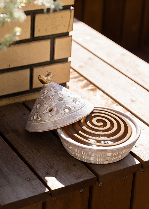 【ピープルツリー 公式】【people tree】小鳥の蚊取り線香ホルダー 蚊取り線香入れ 蚊取り線香立て おしゃれ 陶器 【フェアトレード】【PeopleTree】 SDGs エシカル サスティナブル テラコッタ