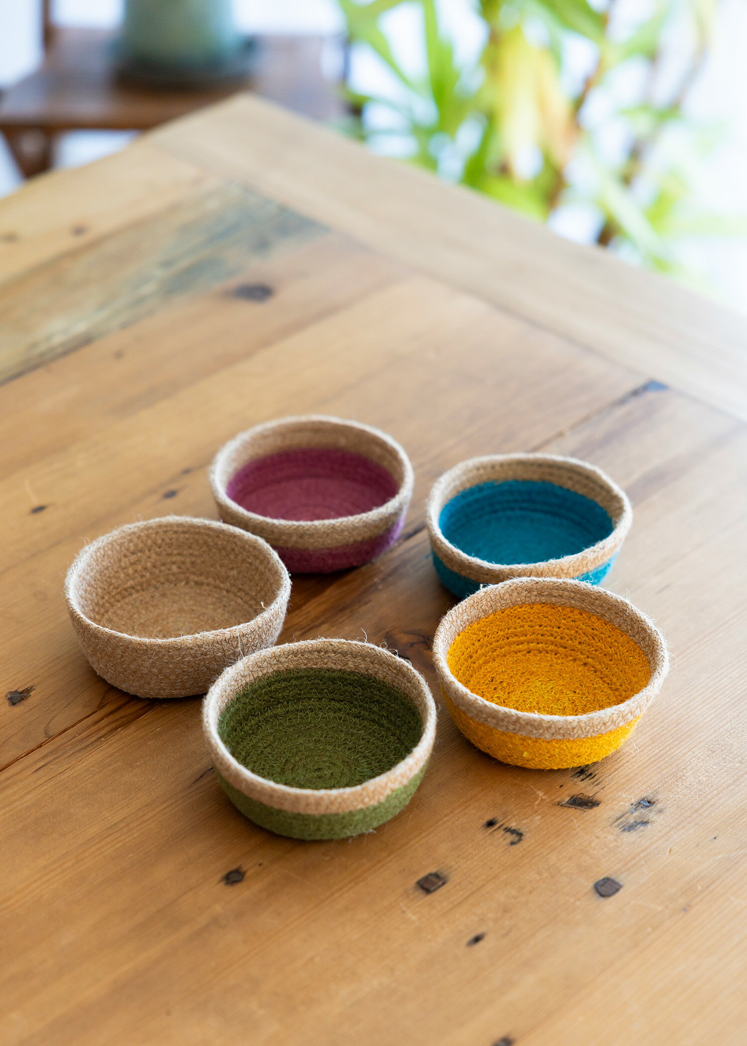 【ピープルツリー 公式】【people tree】小さなジュートのボウル（5個セット） 【フェアトレード】 【P..