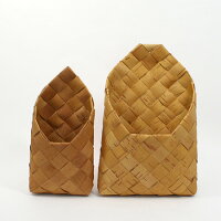 北欧フィンランドの白樺のカゴウォールケース