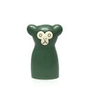 Monkey モンキー / Green / 鹿児島 睦 / Keramikstudion / En Liten Van 小さな友達 / 花器 フラワーベース 一輪挿し 花瓶 オブジェ 置物 猿 さる 緑色 みどり グリーン かごしままこと