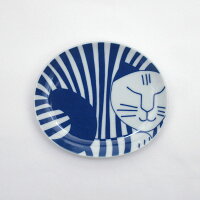 ごのねこ豆皿しまねこ/有田焼/LisaLarson(リサ・ラーソン)