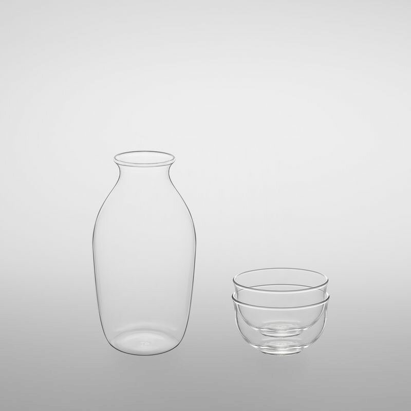 TG / 深澤直人 / 酒セット / 耐熱ガラス / Heat-resistant Sake Set 270ml / 台湾ガラス / Taiwan Glass / たいわん がらす / 酒器 / 徳利 / 盃 / 杯 / 猪口 / グラス / コップ