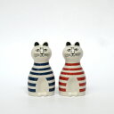 ミンミのソルト&ペッパー / Lisa Larson リサ・ラーソン / MIMI / 猫 塩こしょう入れ 調味料入れ 容器 胡椒 しお / リサラーソン
