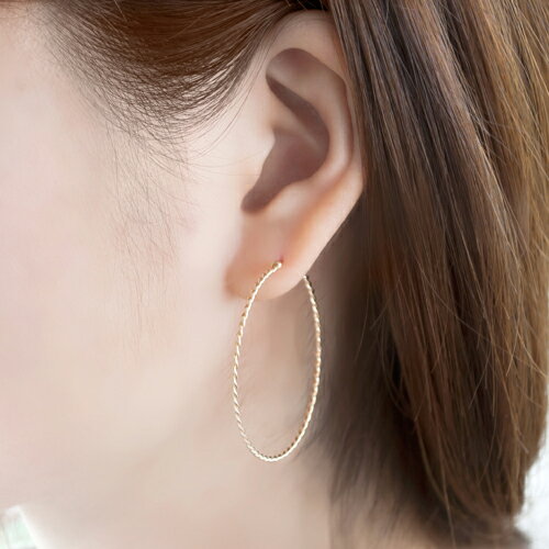 フープピアス K14ゴールドフィルド (GF)[0852300166]