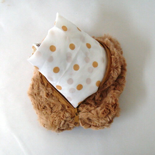 バラボア：おやすみコンパクトバック　クマ（ポーチ+エコバッグ）