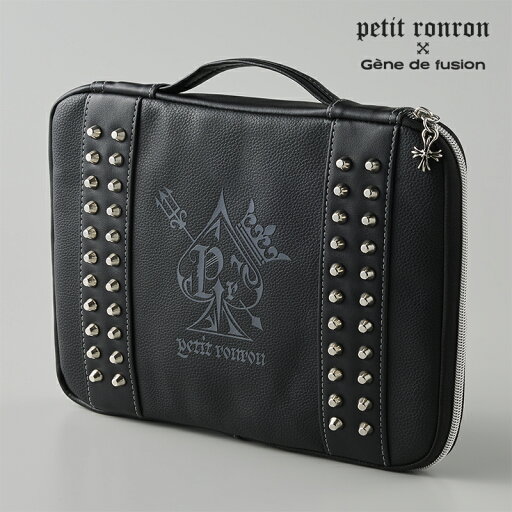 【10-11インチ対応】プティロンロンタブレットパソコンケース Petit ronron PUNK タブレットPC バッグ タブレットバッグ タブレットケース パンク ロック スタッズ ブラック 黒 おしゃれ 10.1インチ 10インチ 11インチ 薄型ポーチ 【10-11インチ対応】プティロンロンタブレットパソコンケース Petit ronron PUNK タブレットPC バッグ タブレットバッグ タブレットケース パンク ロック スタッズ ブラック 黒 おしゃれ 10.1インチ 10インチ 11インチ 薄型ポーチ
