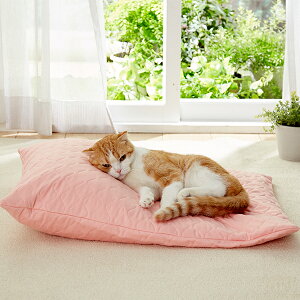 たまくら体位変換クッション 猫 介護ベッド ピンク グレー 国産 ペピイオリジナル