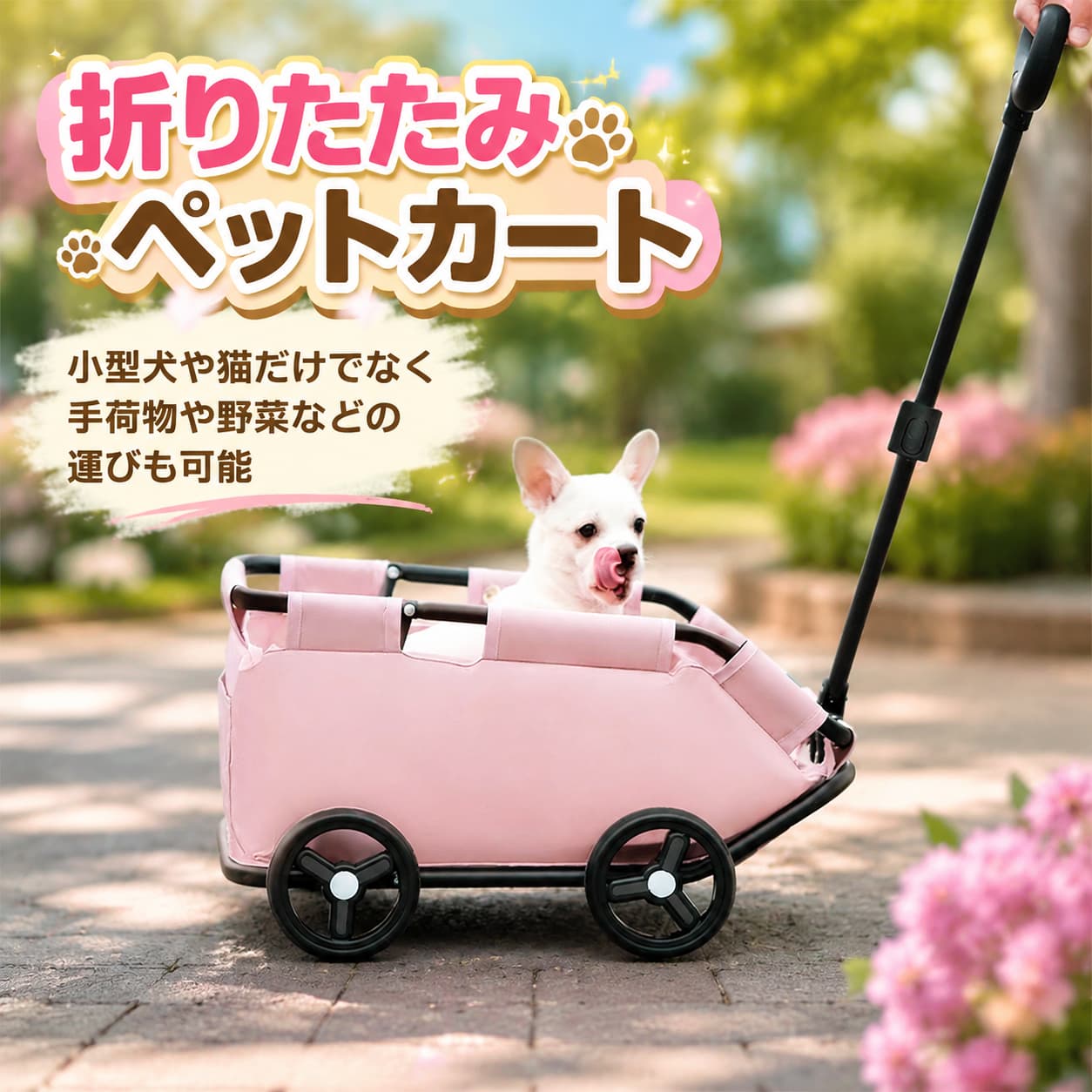 楽天市場】7キロ 折りたたみ キャリー カート（ペット・ペットグッズ