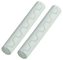 (最短即日発送) GP(ギザプロダクツ) HS02 フレームプロテクター 4.0mm アウター用 WHT ケーブルパーツ ..