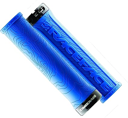 RaceFace RACE FACE(レースフェイス) HALF NELSON SINGLE LOCK-ONグリップ ブルー AC990058