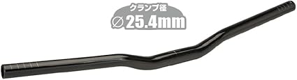 ギザプロダクツ(GIZA PRODUCTS) HBRB12 600mm 25.4 BLK ハンドルバー HBR20700